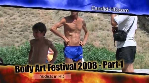 Body Art Festival 2008 - family nudism video [1280x720 | 00:32:25 | 1,8 GB]