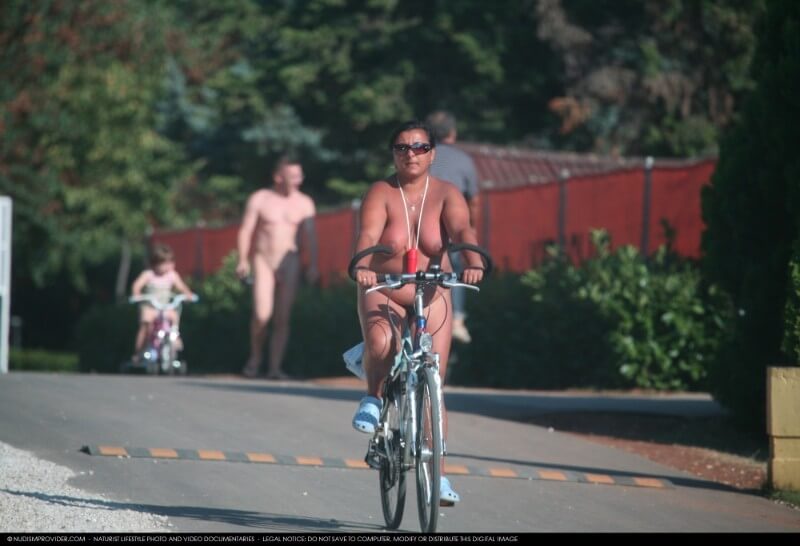 Naturists Road Biking pics - Through naturism, people seek the opportunity to feel free and in harmony