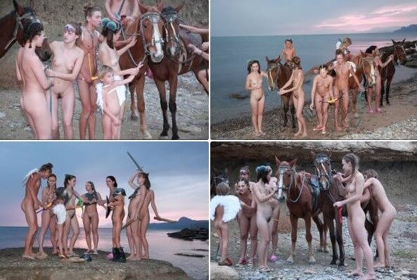 Mystical Horsey Riders Series photos - Nudism helps people accept themselves