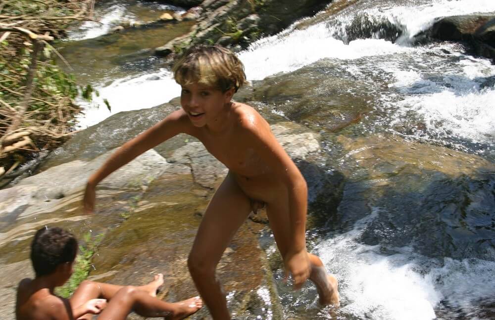 Brazilian Cliff Slide pics - Naturism teaches respect for the natural world and for others