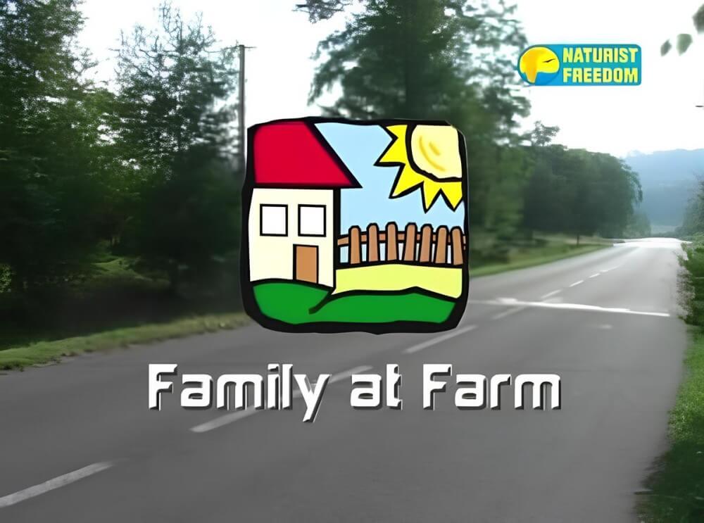 Naturist Freedom: Family at Farm - Nudism fosters trust and mutual understanding