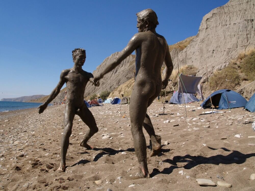 Jr Nudist Nude Beach Mud Soldiers photos - Nudism brings joy and pleasure