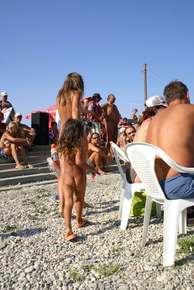 Naturist Standing Sideline - The sacred nature of the nude human form among naturists