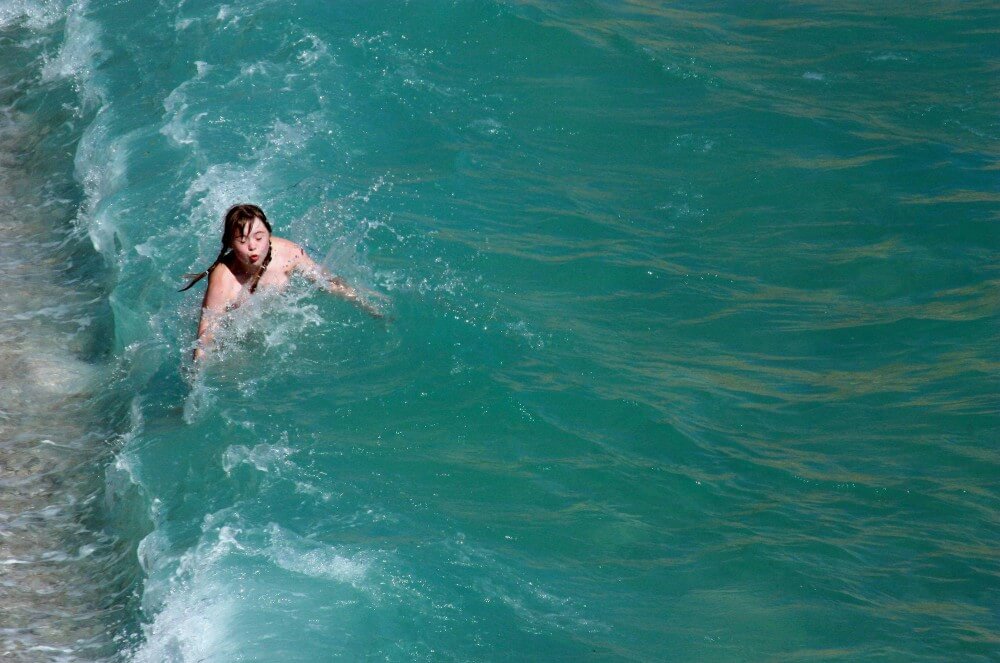 Naturist Cold Water Entry pics - Living in harmony with nature is the primary goal of the naturist and nudist lifestyle