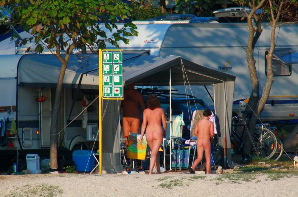 Ula FKK Camping photo gallery - A nudist values simplicity and naturalness in life