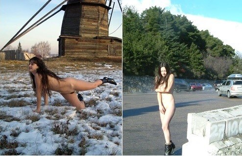 Beautiful Suntan Stretches-Winter Sport pics - Nudity is part of natural existence