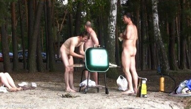 Naturist Sport Medley 2 - Clothing is a barrier for a nudist