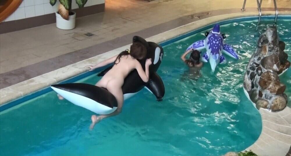 Naturism in the pool Full HD - Naturism is about respecting natural beauty