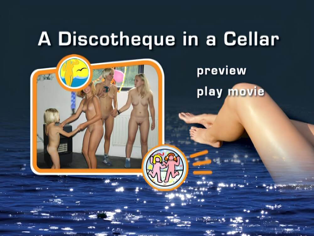 Naturist Freedom: A discotheque in a cellar - The entire upper aristocracy practiced nudism