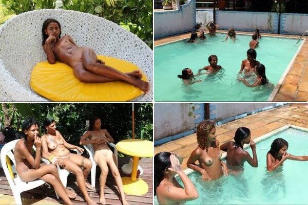 Brazil Pool Sunbath photos - Naturism and Environmental Awareness