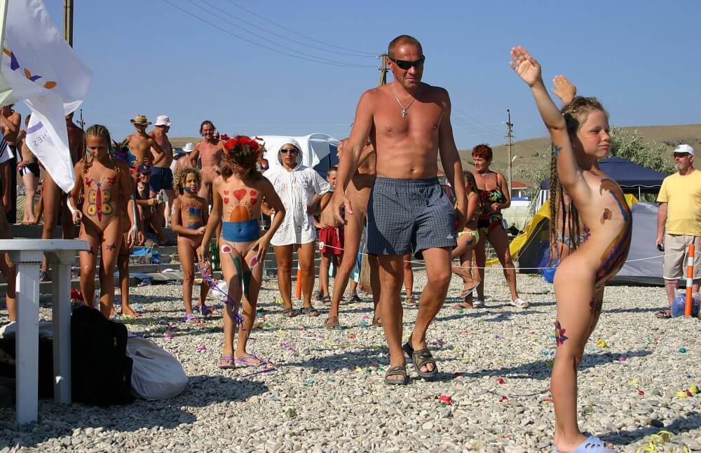 Beach Time Talent Show pics - One of the most striking examples of naturism