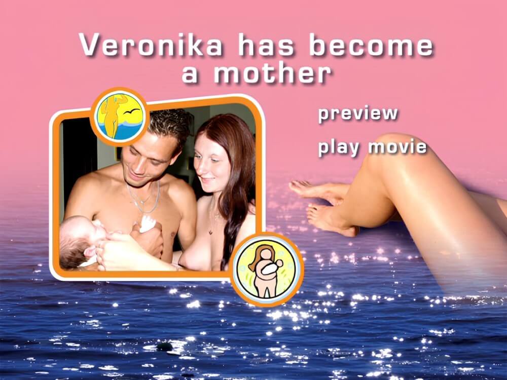 Naturist Freedom: Veronika Has Become a Mother - Naturism is not a cult