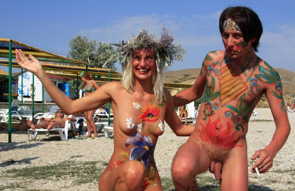 Sand Beach Goddess Two pics - Nudism has an ancient history