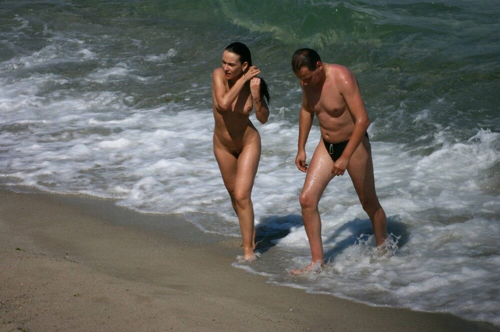 Bulgarian Beach Day Series - Values trust and friendliness among naked people
