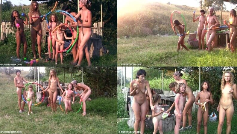 Countryside lounging 2 Full HD video - The first step toward home nudism