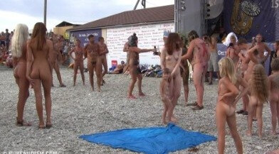 Cool Day At The Beach Full HD video - Nudism promotes psychological and physical well-being