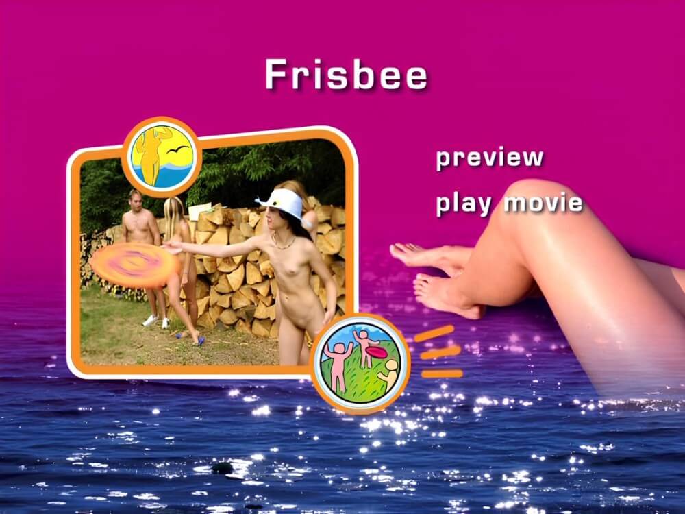 Naturist Freedom - Frisbee DVD - Naturists view nudity as a philosophy of life