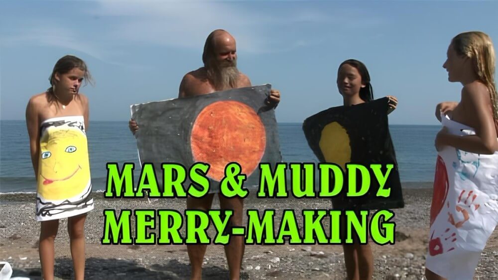 Enature - Mars and Muddy Merry-Making - Simplicity and naturalness are important principles of nudism and naturism