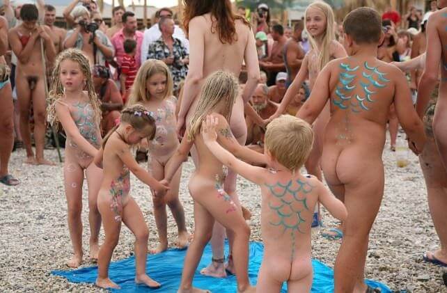 Large photo gallery nudism - A slight inclination toward nudism