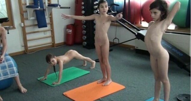 Piano, pool and tennis Full HD - Naturism promotes health of mind and body