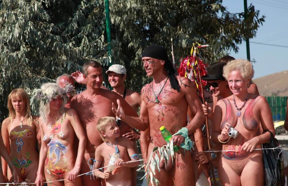 Naturist Day From Behind pics - Are required to remain naked at all times