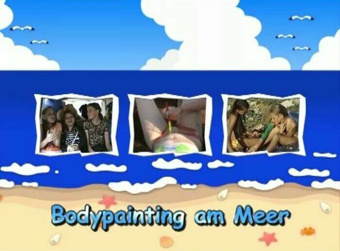 Naturistin: Bodypainting am Meer - Joy and pleasure are part of the nudist experience