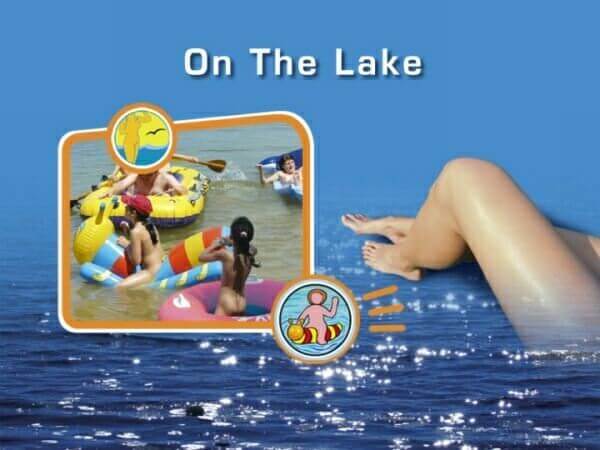 Naturist Freedom: On the lake - Nudists appreciate and love nature