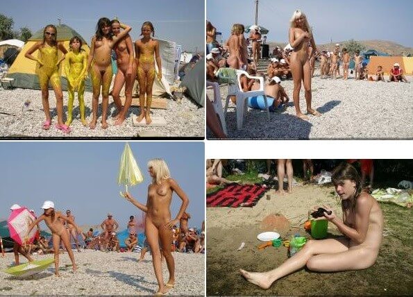Beautiful Princesses On The Sea photos - Nudists relax beautifully—a sight to behold