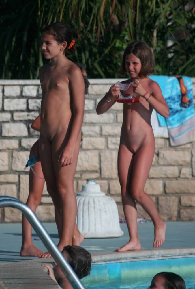 Two Poolside Nudist Girls pics - Naturism and nudism as a path to inner freedom, harmony, and acceptance