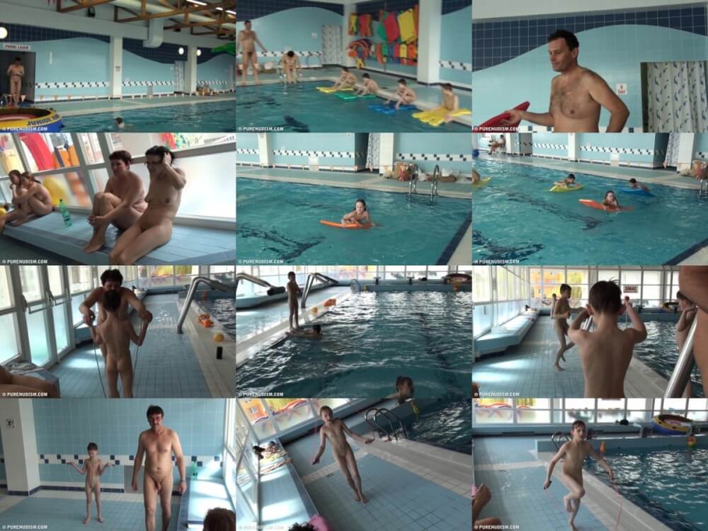 Poolside activities 2 Full HD - A true nudist vacation