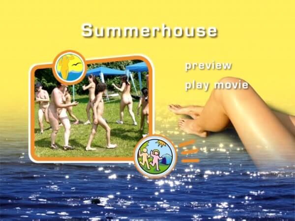 Naturist Freedom: Summer house DVD - Nudism helps strengthen friendships