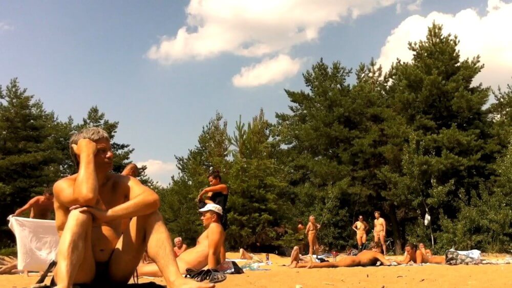 Nudist camping in the forest video HD - A nudist values trust and honesty between people