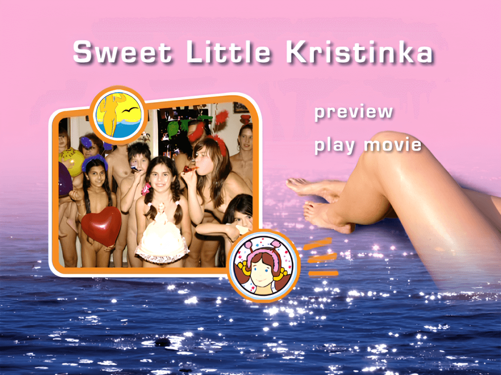 Naturist Freedom: Sweet Little Kristinka  DVD - Nature serves as the bodys natural clothing